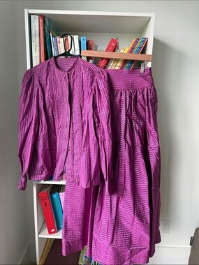 Rare Vintage Adele Simpson skirt set